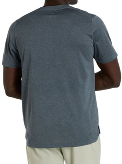 Мужская теннисная футболка New Balance Athletics Run Reflective Graphic - серый