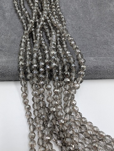 Бусины стеклянные 6мм