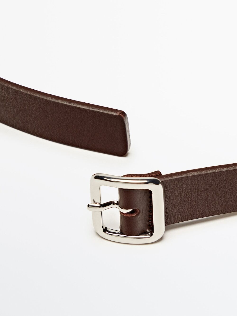 Massimo Dutti Кожаный ремень, цвет кожи