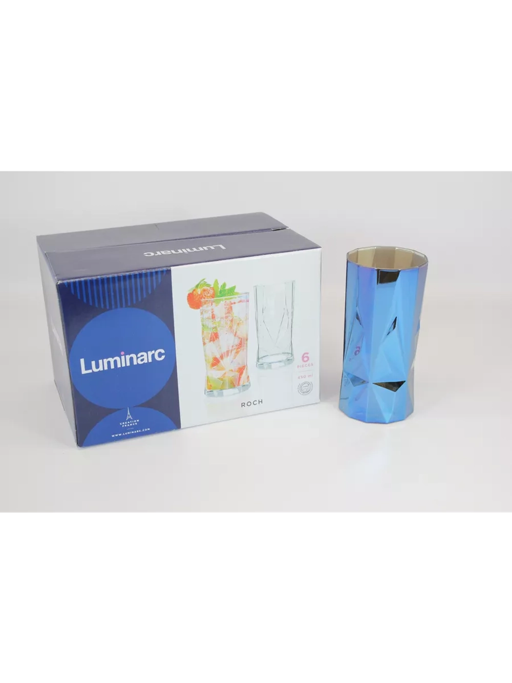 Набор высоких стаканов для напитков 6шт.