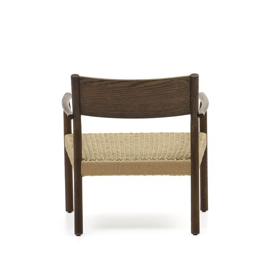 Yalia Кресло из массива дуба с отделкой из ореха и сиденьем из 100% веревки Испания La Forma