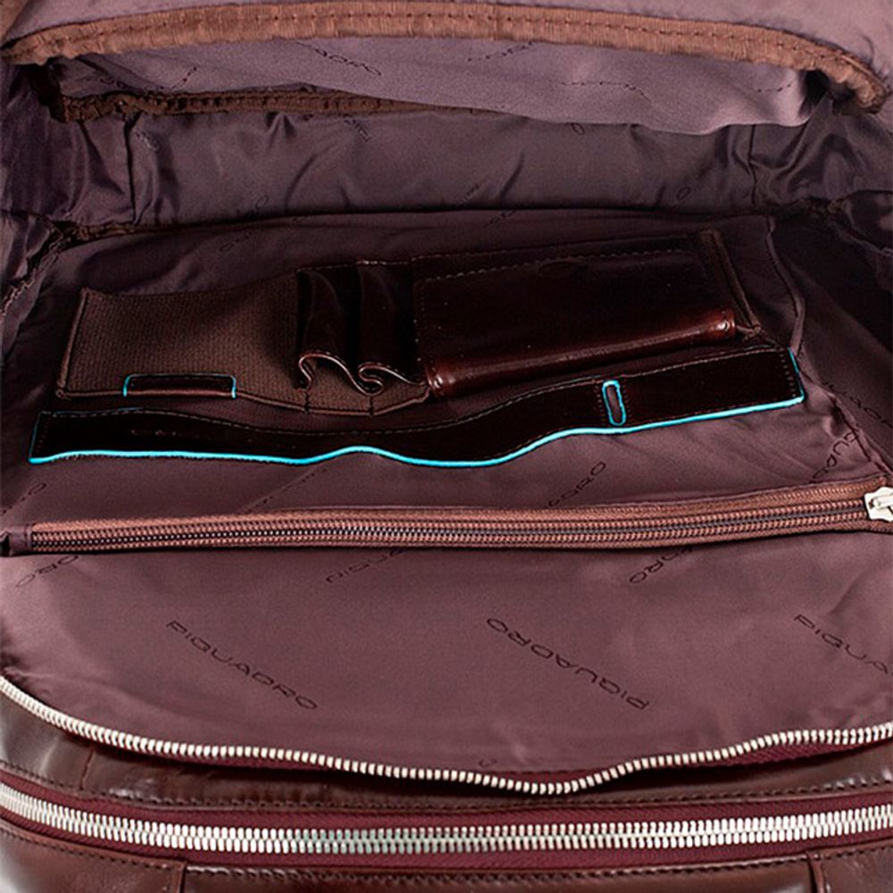Рюкзак Piquadro Blue Square коричневый телячья кожа (CA1813B2/MO) 5