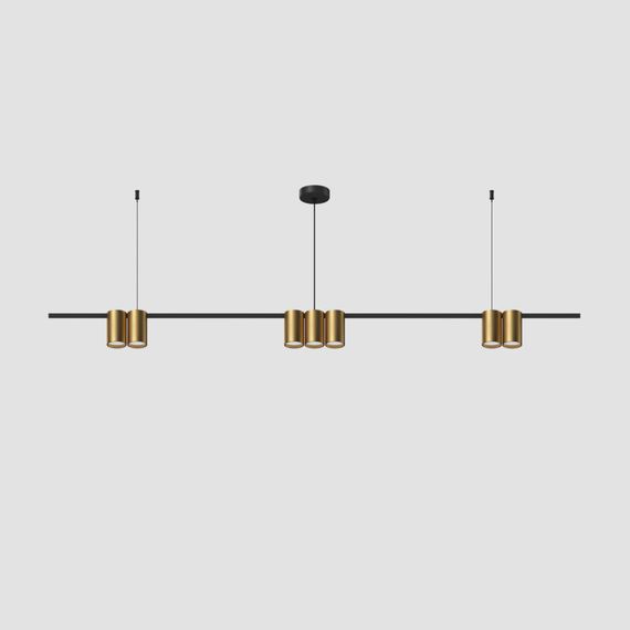 Подвесная люстра Denkirs Orbit DK4063-BK+SG