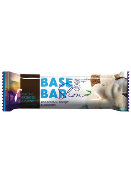 Base Bar Slim массой 40 грамм в глазури вкус Кокос 40 гр
