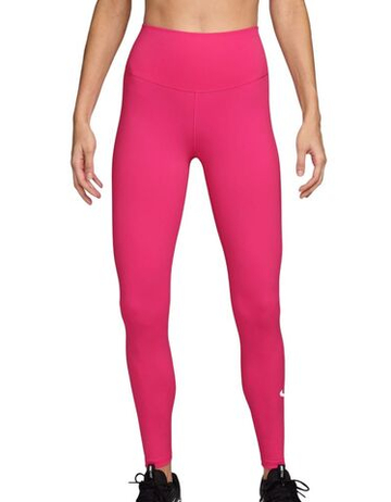 Леггинсы Nike One High Waist Full Length - rush pink/white