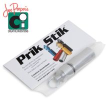 Брелок-инструмент для обработки наклейки Joe Porper`s Prik Stik серебро
