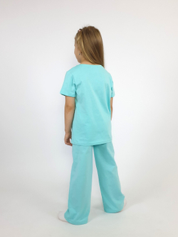 7-55-4 Пижама для девочки (фуфайка и брюки)