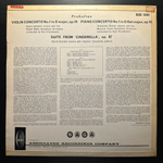 Прокофьев - Концерт для скрипки №1 / Концерт для фортепиано с оркестром №1 / Сюита из оперы «Золушка» (Англия 1963г.)