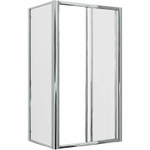 Душевой уголок Grossman Alba 100х80 GR-1080Al профиль Хром стекло прозрачное