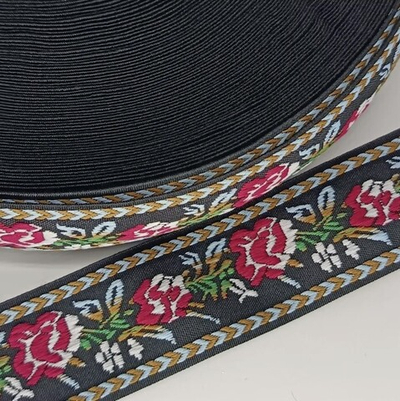 Тесьма жаккард, ш. 3см.