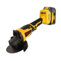 Болгарка аккумуляторная Edon AAG-21/125BL угловая шлифмашина 25093 УШМ 2 акк 21В; 4,0Ач; Li-Ion; 125мм; 9000об/мин; М14