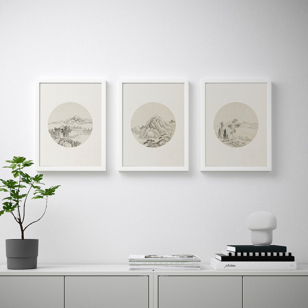 IKEA BILD  (ИКЕА БИЛД)  -  Плакат, эскизы, 30x40 см