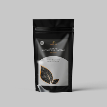 AMBER TEA Чай черный Английский завтрак PREMIUM (Дарджилинг, Ассам OPA, Ассам) 100 г