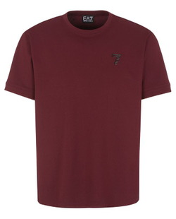Мужская теннисная футболка EA7 Man Jersey T-Shirt - windsor wine