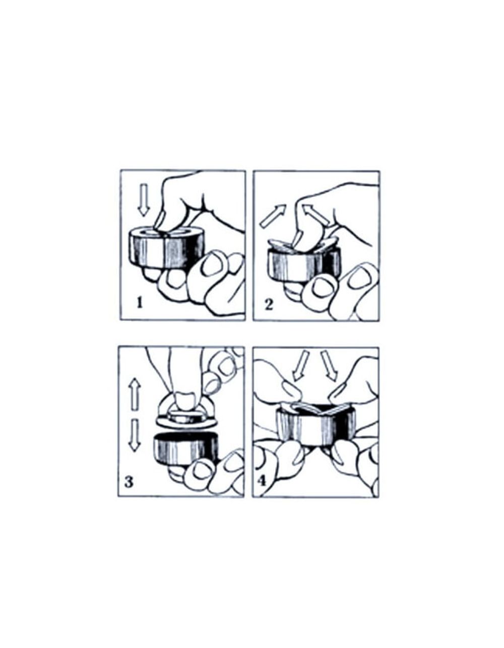 Металлическая карманная оснастка для печати "Техно 30"