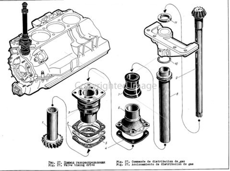 Валик привода газораспределения 508-67-1
