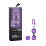 Фиолетовые вагинальные шарики MINI STELLA II KEGEL BALLS (Цвет: фиолетовый)