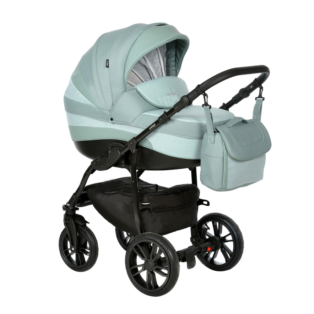 Коляска 3в1 INDIGO F in 03 (шалфей)