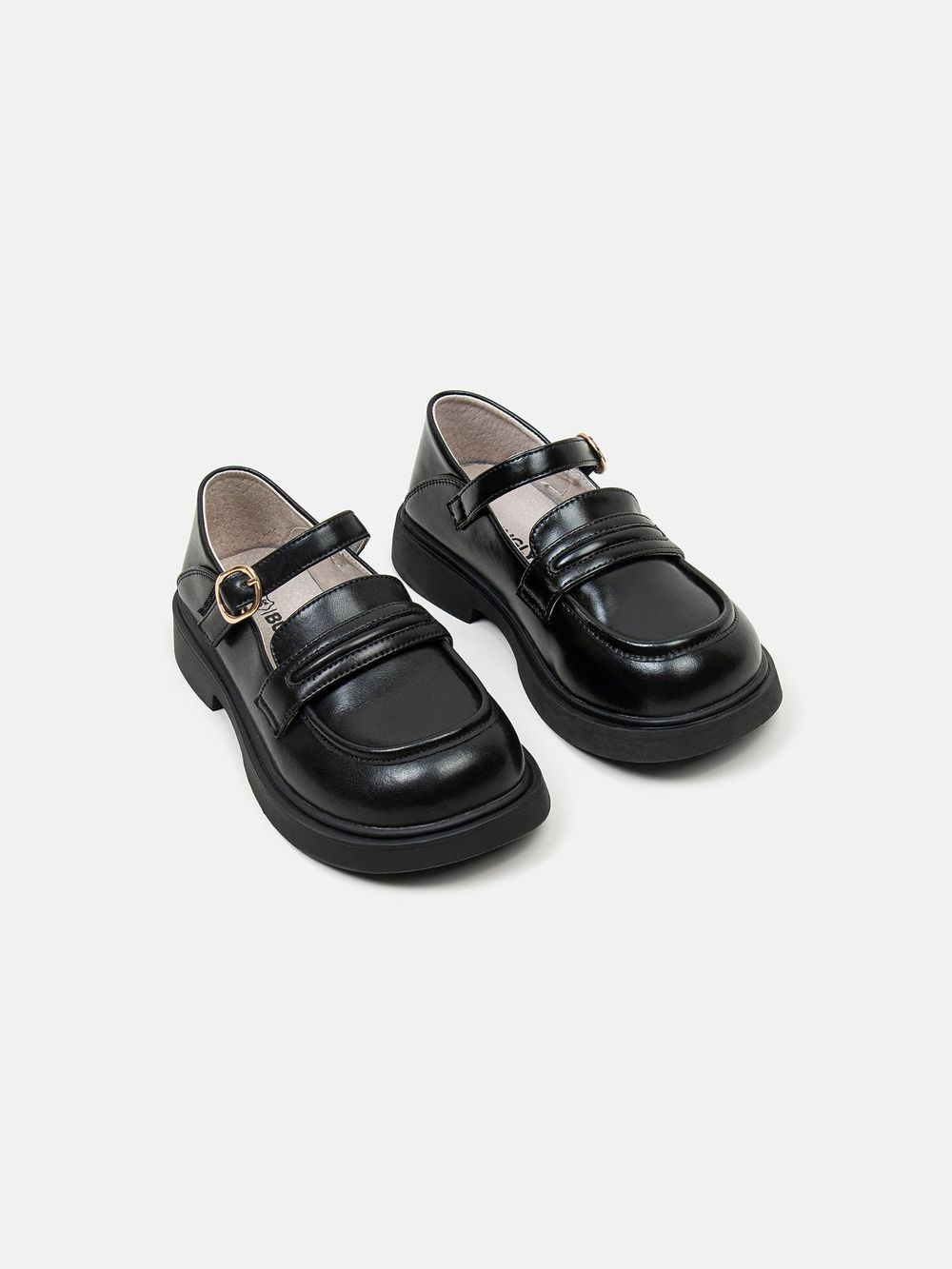 Туфли школьные для девочки "Черные" 7+