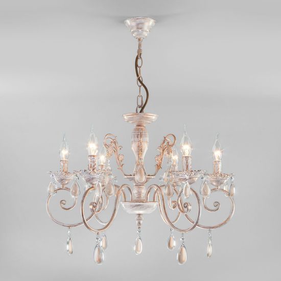 10009/6 / подвесной светильник /   золото с белым