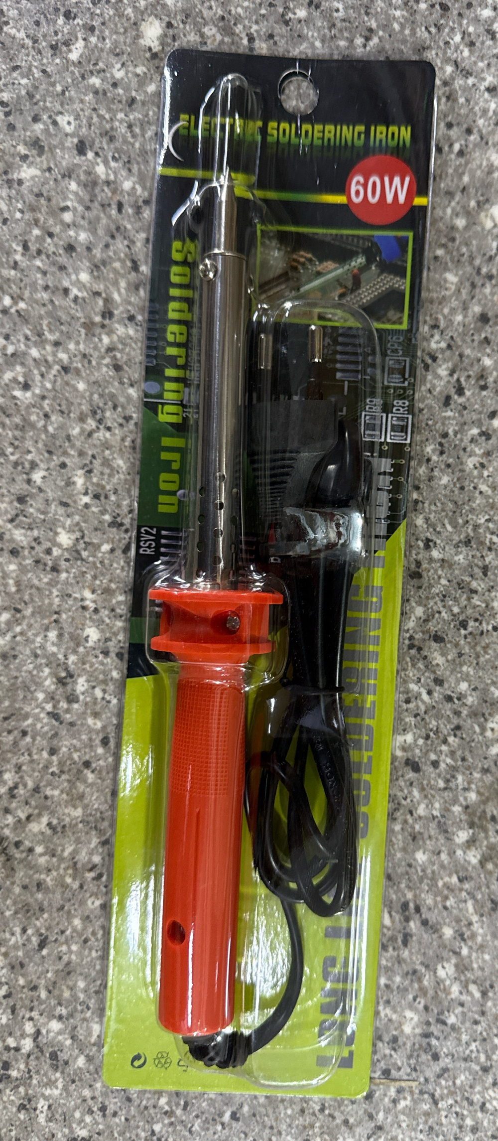 паяльник 60W пластиковая ручка