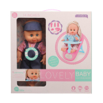 Пупс функциональный с аксессуарами 35см, коробка MY232-3