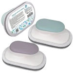 Губка для чистки и уборки. Размер 14х8 см. 2 цв.