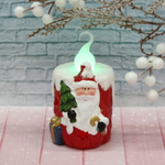 Фигурка с подсветкой Miracle «Новогодняя свеча» 12*7,5 см