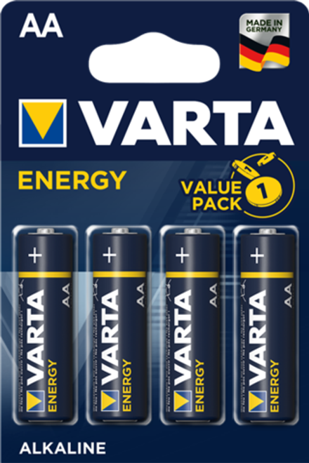 Батарейка щелочная VARTA LR6 (AA) Energy 1.5В бл/4