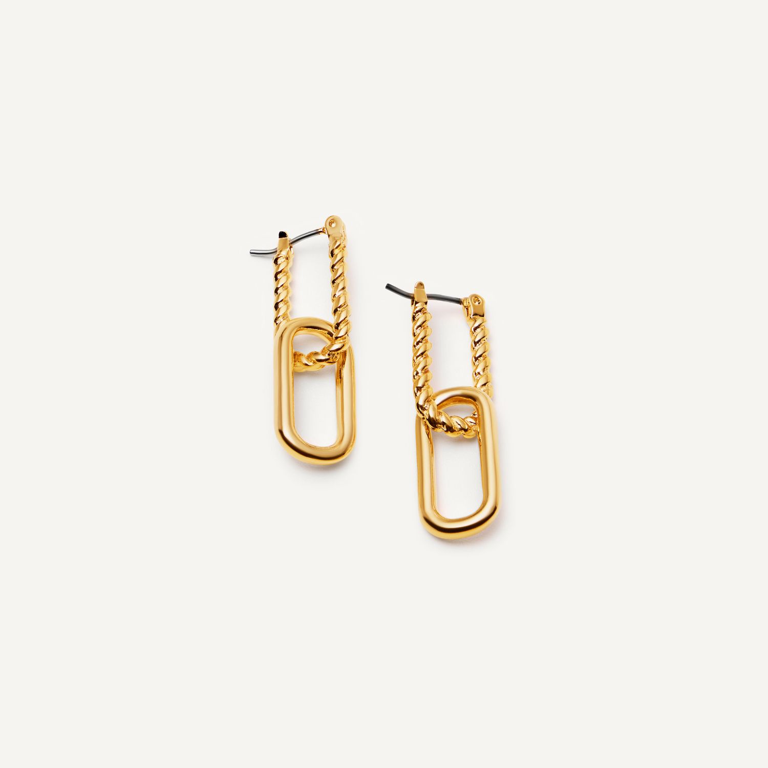 Серьги Entwined Bonds Earrings – Gold