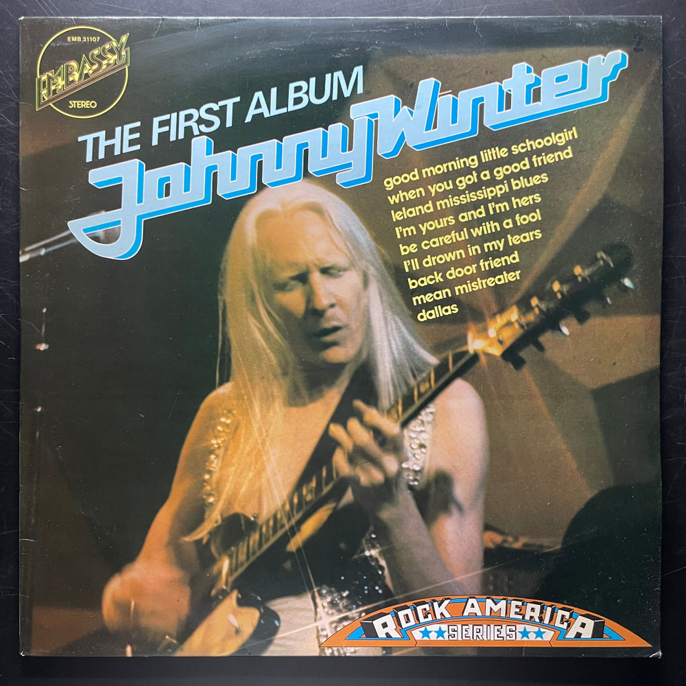 Johnny Winter ‎– The First Album (Европа)