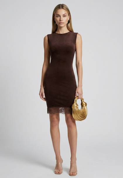 Платье бархатное