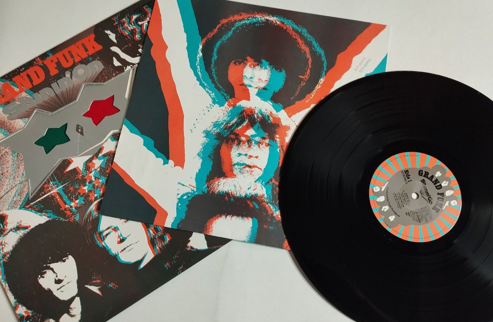 Винтажная виниловая пластинка LP Grand Funk Shinin On (Japan 1974) (Obi)