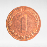 Germany, 1 Pfennig, 1967, (Munich Mint - "D"), VF