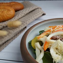 Салатник 400 мл d 16 cм h4,6 cм White Matt New Brown Taiga P.L. [6]