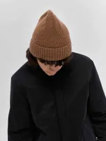 Шапка FOS Бини Вязаная коричневая