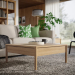 Журнальный стол -TONSTAD  IKEA/ ТОНСТАД ИКЕА, 84х82х35 см, светло-коричневый
