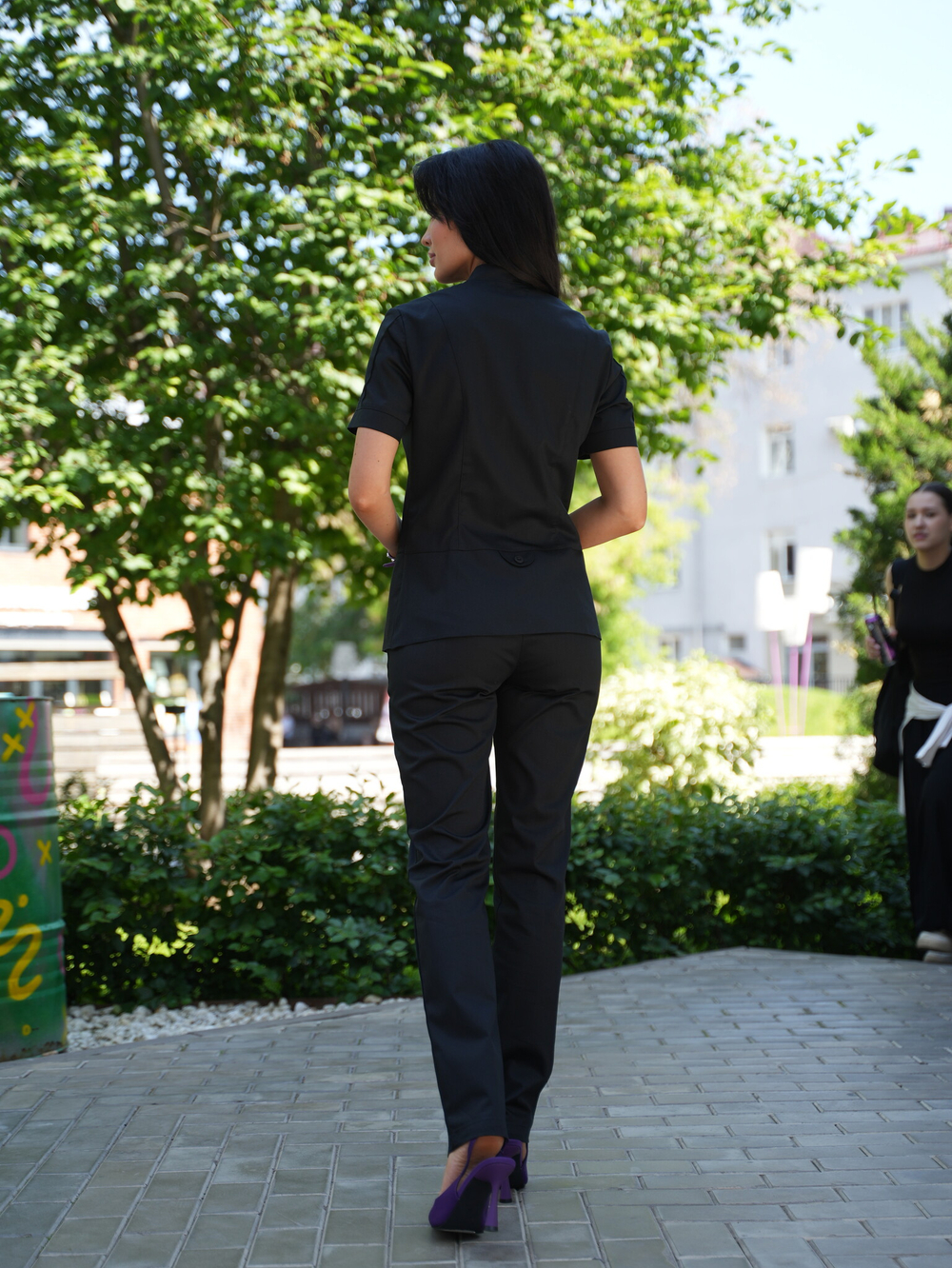 Костюм медицинский женский | Бл-334+Б-110 клеон премиум