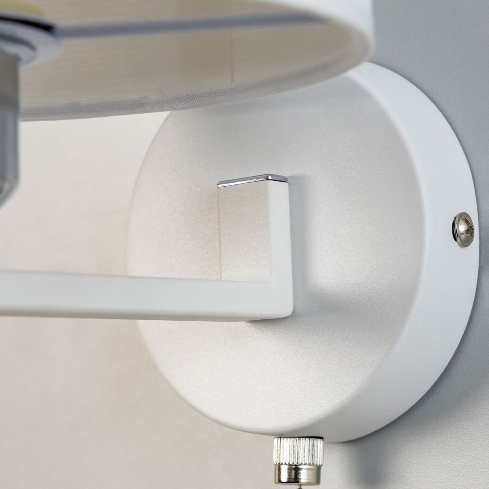 Citilux Тильда CL469310 Бра с абажуром и выключателем Белое