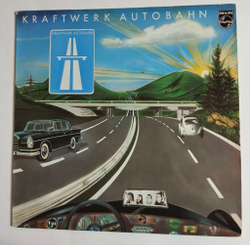 Винтажная виниловая пластинка LP Kraftwerk Autobahn (Germany 1974)