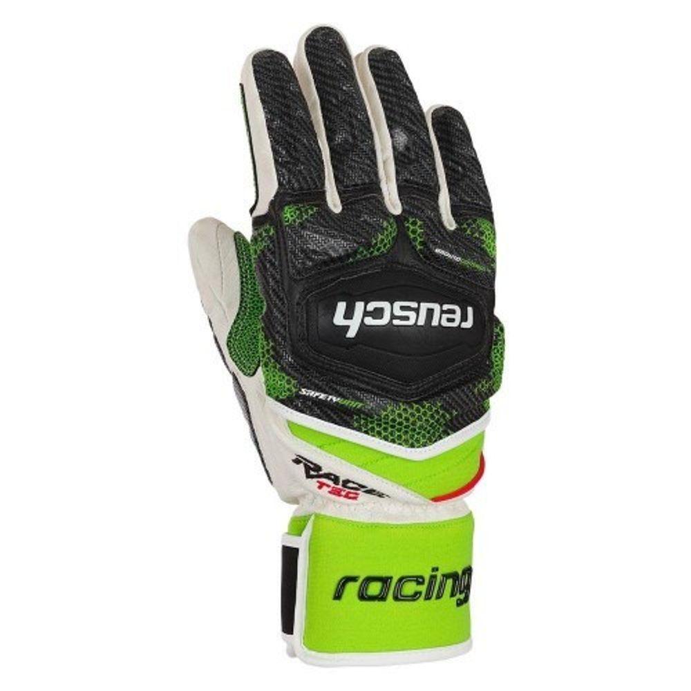 REUSCH перчатки горнолыжные 4711124 Reusch Race Tec 17 SC  135 white / neon green, UX