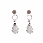 Серьги листья Ester Bijoux Дуб OR1091-S BW
