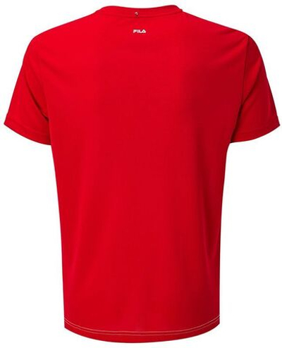 Мужская теннисная футболка Fila T-Shirt Steve M - white/fila red