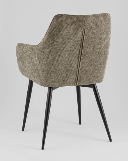 Стул обеденный Adam рогожка серо-зеленый