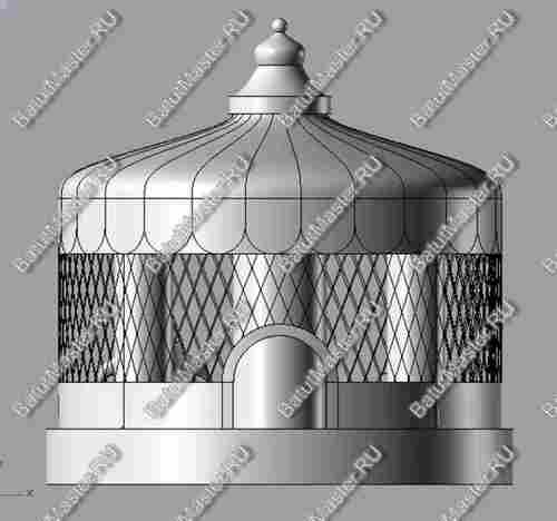 Детский надувной батут "Шатёр цирка" 5*5*4 м