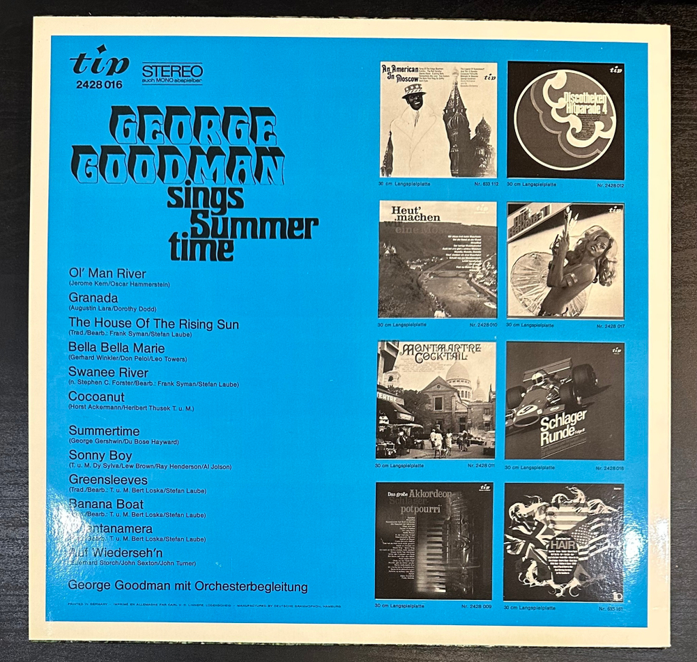 George Goodman- Sings Summer Time (Германия)