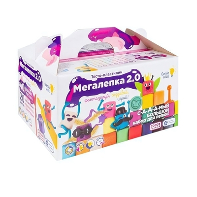 Набор для лепки "Мегалепка 2.0" (Genio Kids-art)