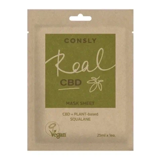 Тканевая маска для проблемной кожи CONSLY Balansing Purifine CBD Mask Sheet