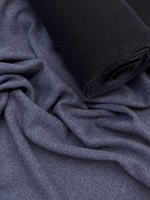 Трикотаж шерстяной Paul&Shark x Loro Piana double темно-синий/голубой