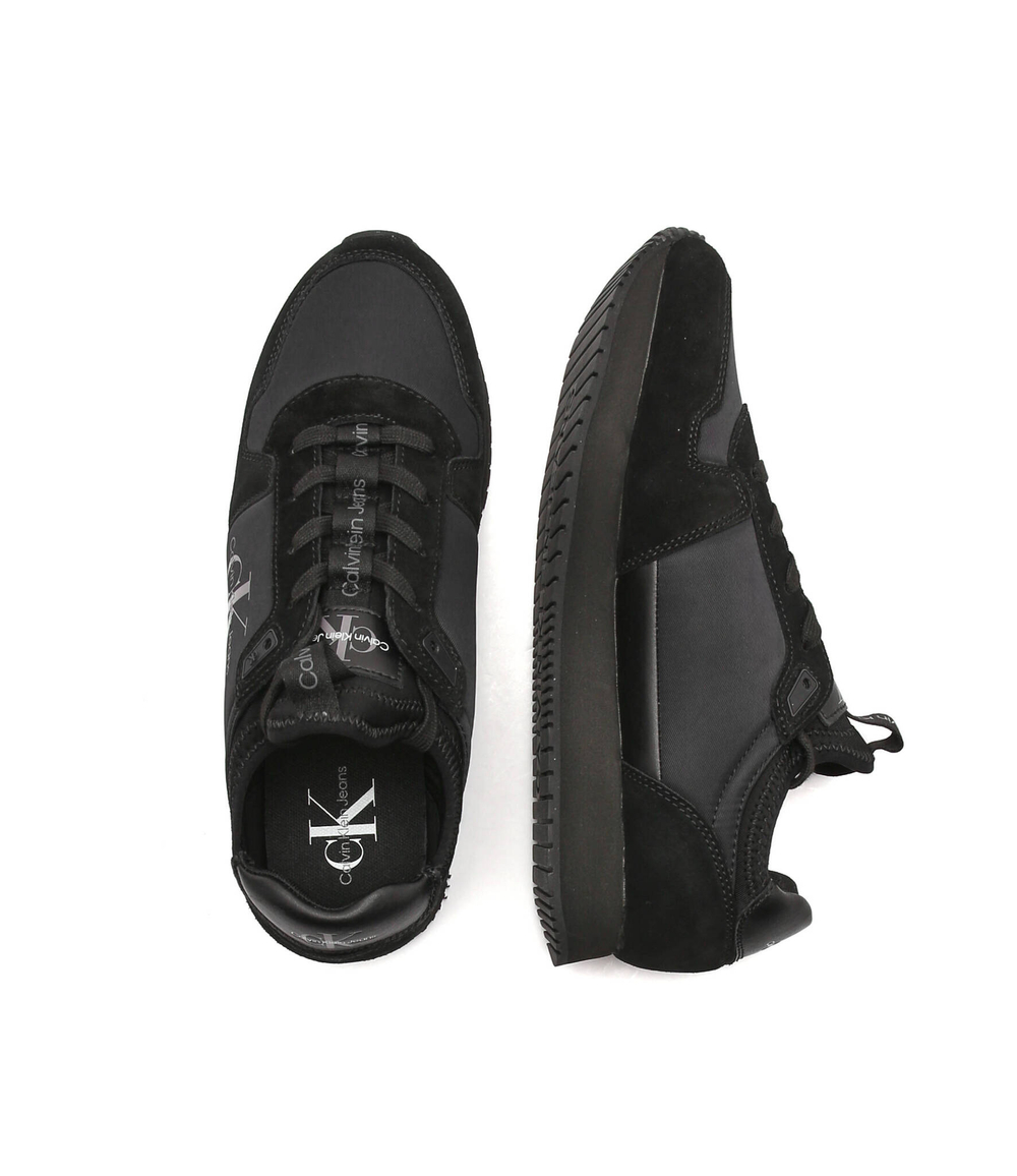 Кожаная кроссовка CALVIN KLEIN JEANS - черный(YM0YM00553)